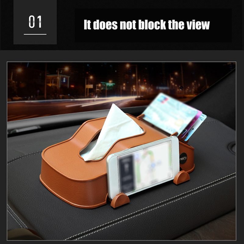 Multi-function-Anti-slip-Tissue-BoxCard-Slot-Car-Holder-Dashboard-Mount-for-iPhone-Mobile-Phone-1632813-2