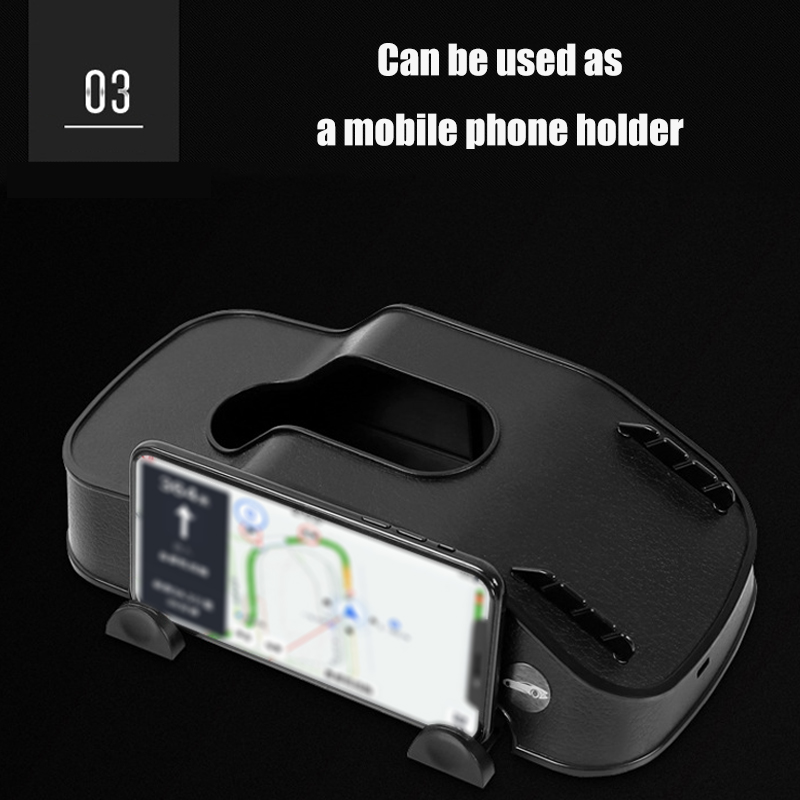 Multi-function-Anti-slip-Tissue-BoxCard-Slot-Car-Holder-Dashboard-Mount-for-iPhone-Mobile-Phone-1632813-4