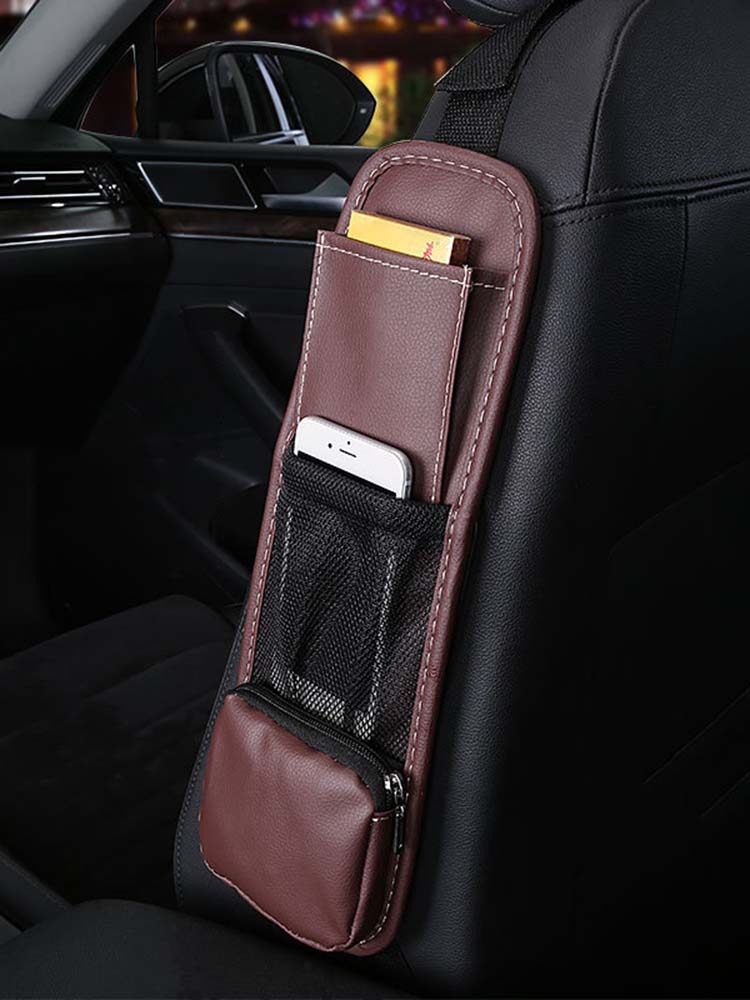 Multifunction-PU-Leather-with-Phone-Sundries-Storage-Pocket-Holder-Car-Seat-Side-Hanging-Storage-Bag-1812985-7