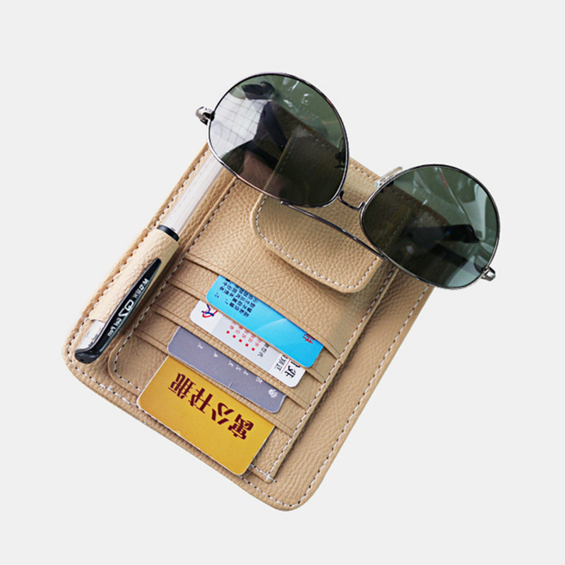 Multifunctional-Leather-Car-Storage-Bag-Visor-Cover-Card-License-Holder-Hanging-Tissue-Bag-Glasses-F-1740917-3