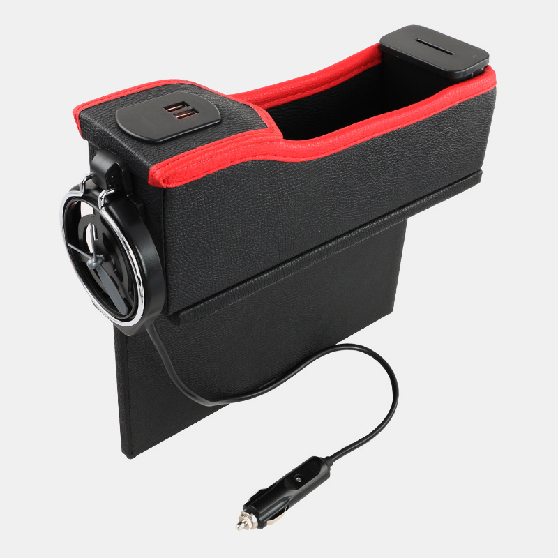 Multifunctional-Left-Right-Car-Seat-Gap-Storage-Box-USB-Charging-Leather-Car-Water-Cup-Phone-Holder-1740415-2