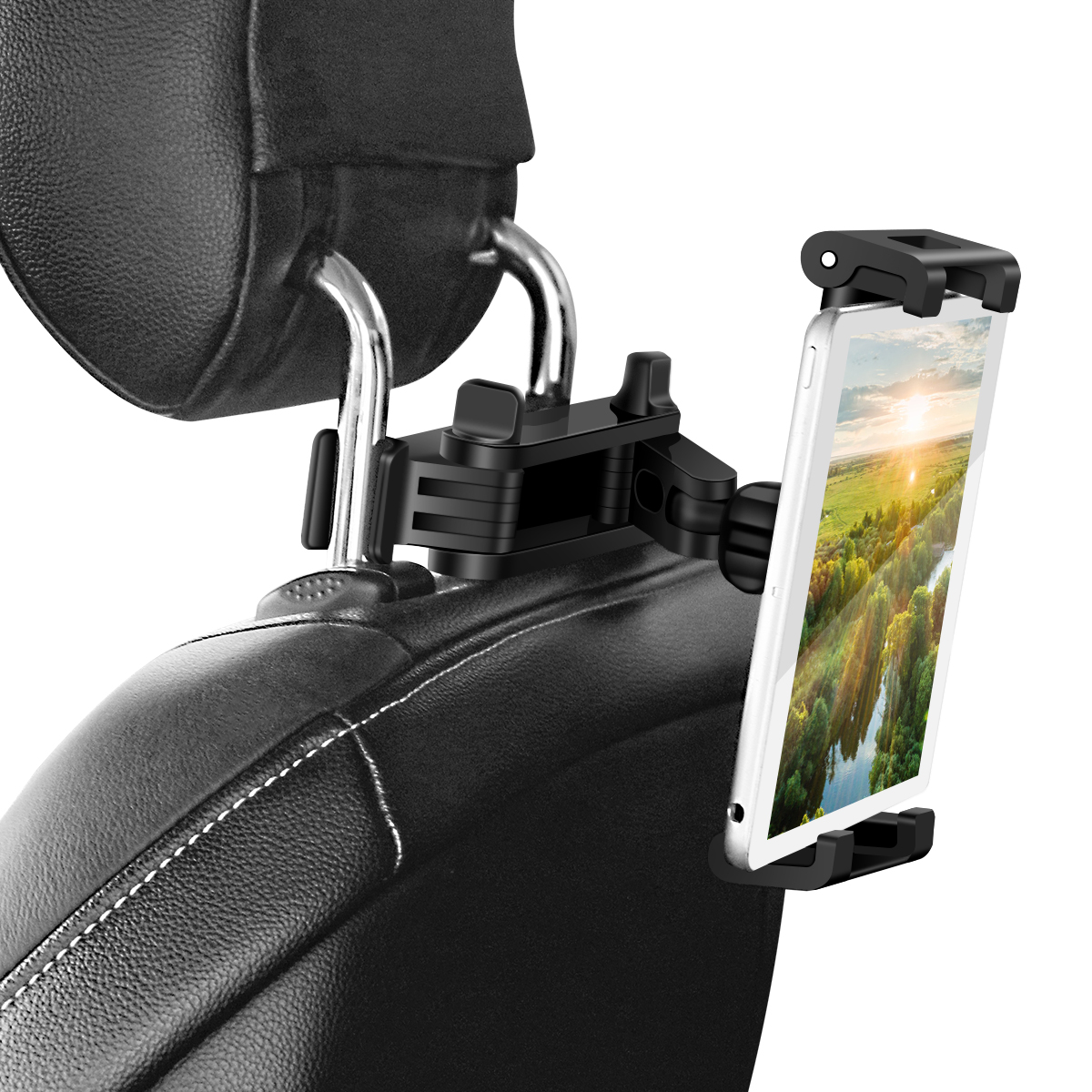 SAWAKE-Universal-Car-Headrest-Tablet-Mount-360deg-Rotating-Adjustable-Auto-Seat-Back-Phone-Holder-St-1822347-9