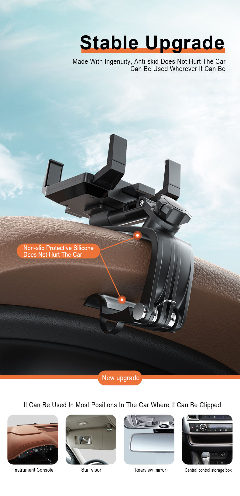 SUSISAN-Universal-Multifunctional-360deg-Rotation-Car-GPS-Navigation-Dashboard-Sunvisor-Mobile-Phone-1768345-2