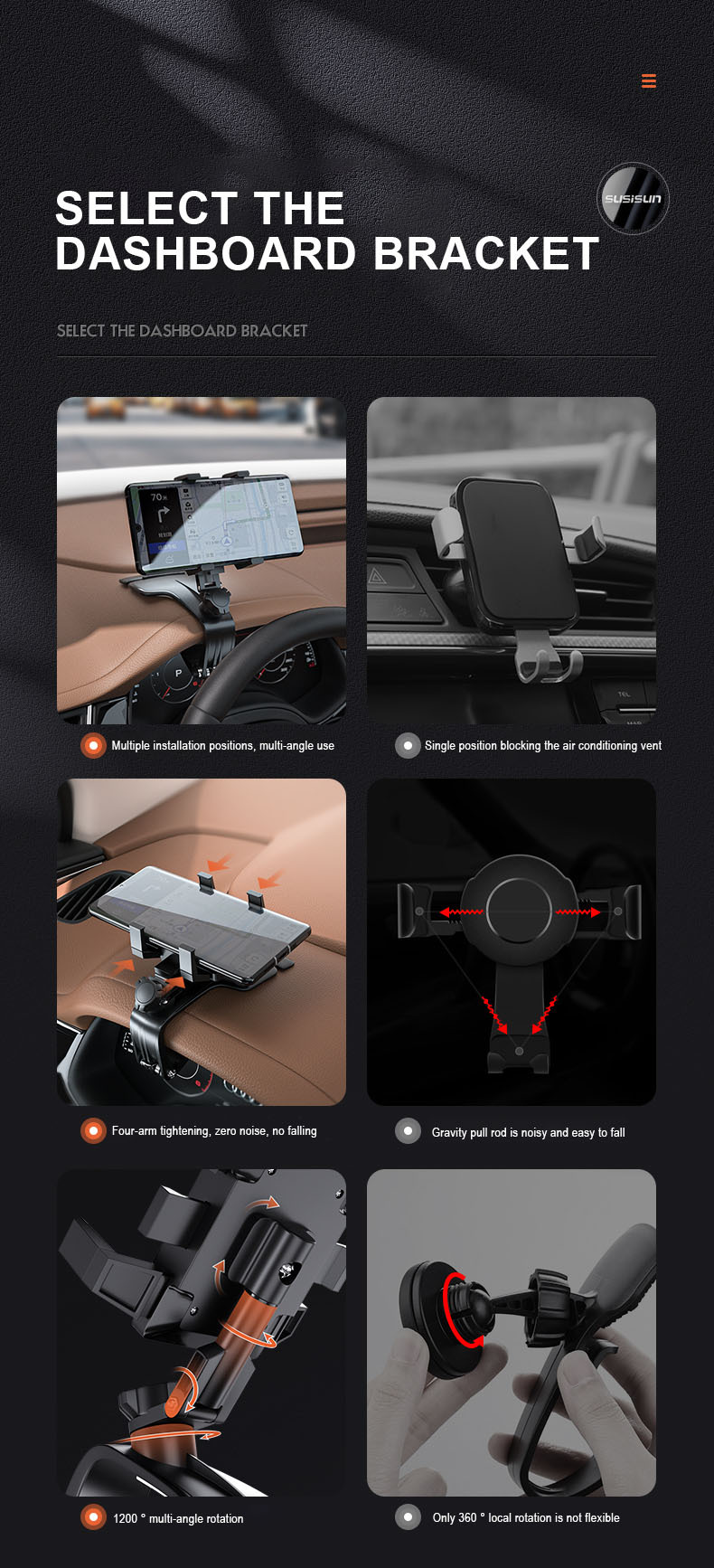 SUSISAN-Universal-Multifunctional-360deg-Rotation-Car-GPS-Navigation-Dashboard-Sunvisor-Mobile-Phone-1768345-4
