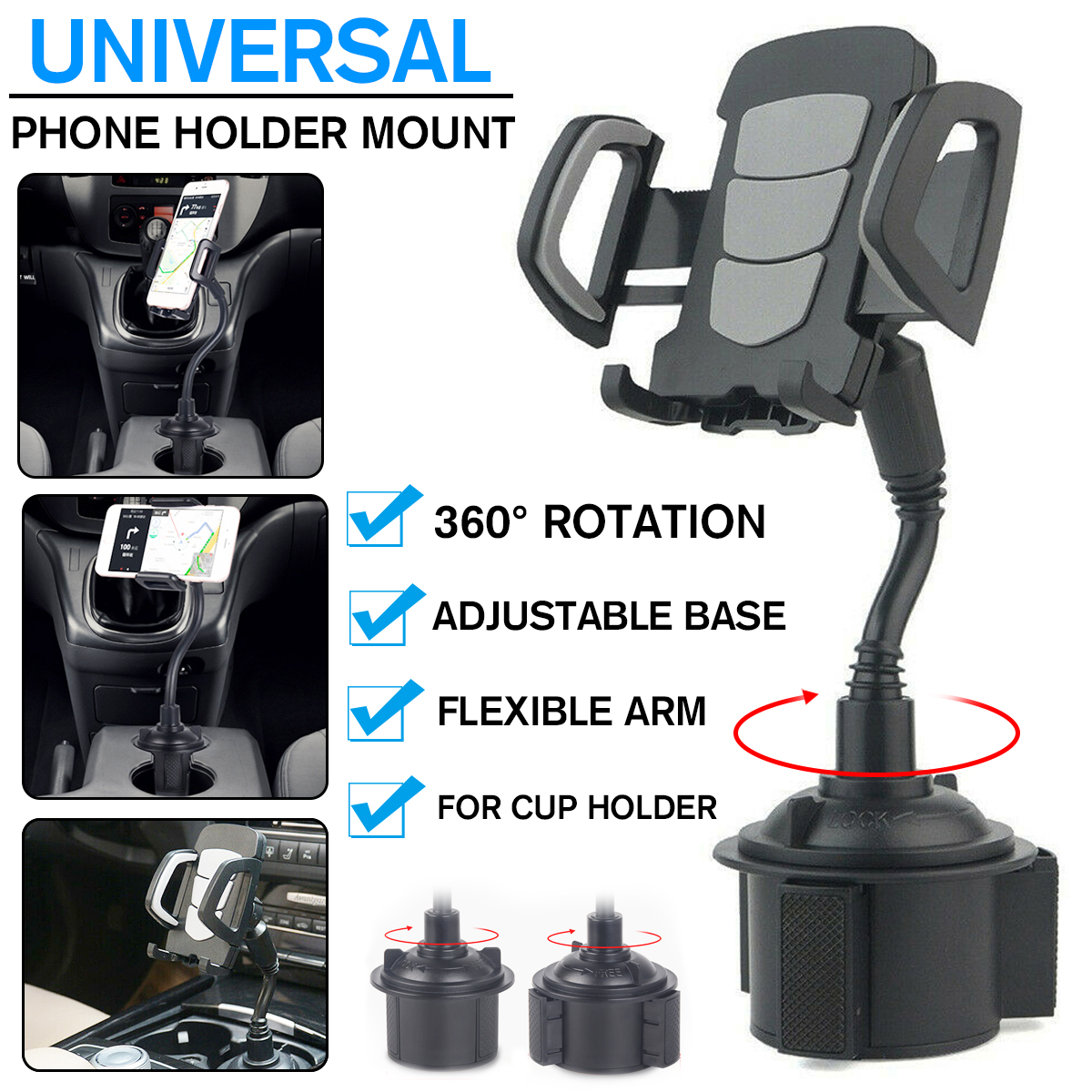 Universal-360deg-Adjustable-Car-Mount-Gooseneck-Cup-Car-Phone-Holder-Cradle-For-Cell-Phone-1603432-1
