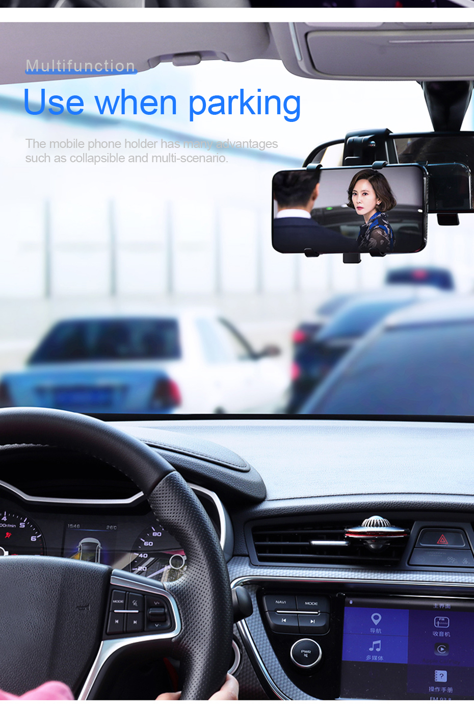 Universal-360deg-Rotatable-Car-Dashboard-Sun-Visor-Rear-View-Mirror-Mobile-Phone-Holder-Stand-for-3--1871036-7