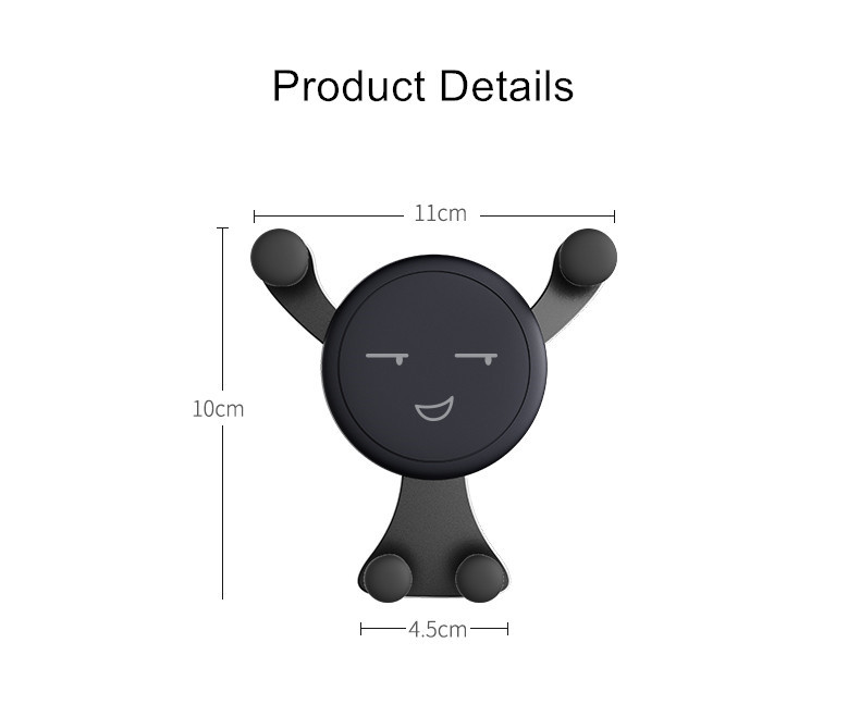 Universal-Gravity-Auto-Lock-Car-Phone-Holder-Air-Vent-Stand-for-Samsung-iPhone-Smart-Phone-1262479-6