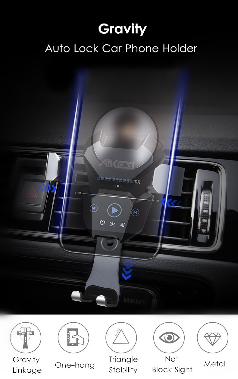 Universal-Gravity-Linkage-Auto-Lock-Metal-Car-Mount-Air-Vent-Phone-Holder-Stand-for-Mobile-Phone-1242152-1