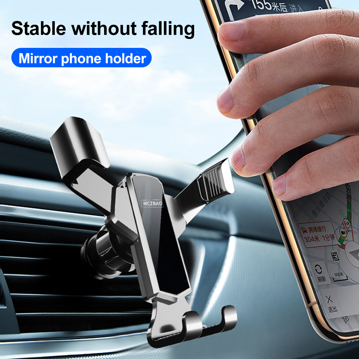 Universal-Gravity-Linkage-Car-Phone-Holder-Air-Vent--Dashboard-Mount-Stand-1762943-1