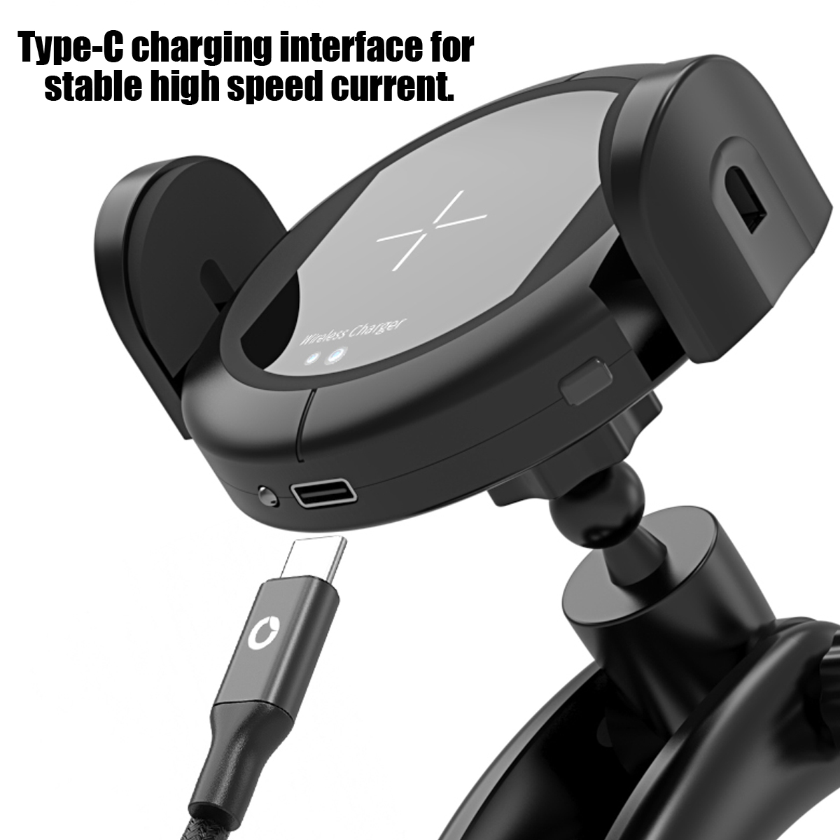 Universal-Intelligent-Infrared-Sensor-10W-Qi-Wireless-Fast-Charge-Car-Holder-for-iPhone-Mobile-Phone-1405205-6