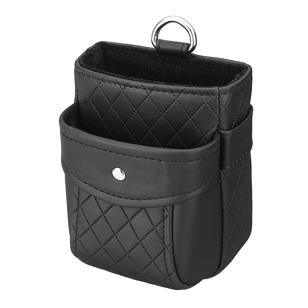 Universal-Large-Capacity-Double-Layer-Leather-Car-Air-Vent-Storage-Bag-Mobile-Phone-Holder-Organizer-1313167-2