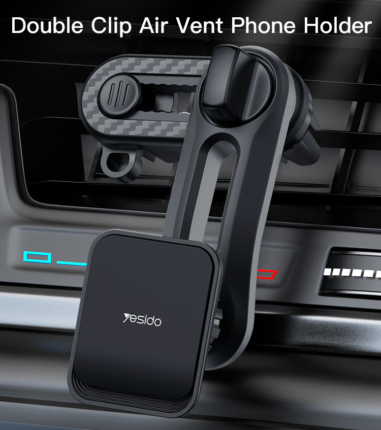Yesido-C106-Universal-720deg-Rotating-Double-Clip-Magnetic-Car-Air-Vent-Mobile-Phone-Holder-Mount-fo-1806246-1