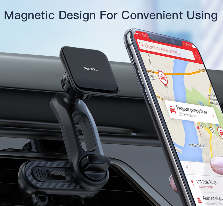 Yesido-C106-Universal-720deg-Rotating-Double-Clip-Magnetic-Car-Air-Vent-Mobile-Phone-Holder-Mount-fo-1806246-4