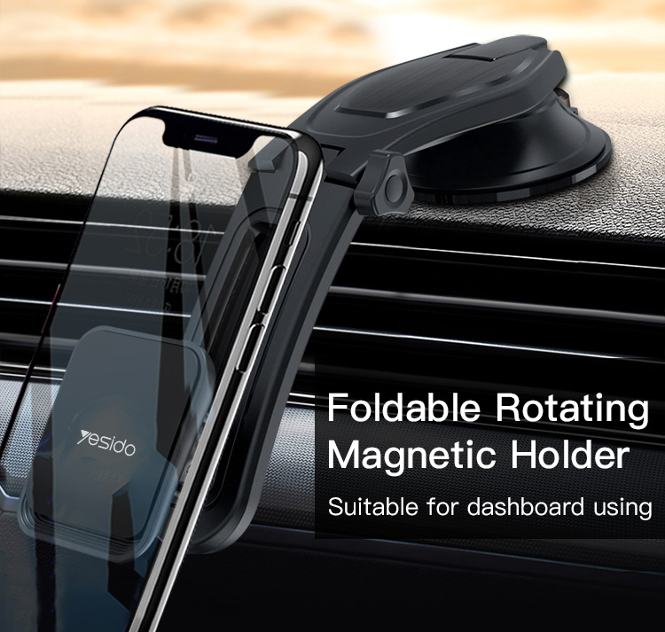 Yesido-C107-Universal-Magnetic-Foldable-Rotating-Car-Dashboard-Suction-Cup-Mobile-Phone-Holder-Mount-1806251-1