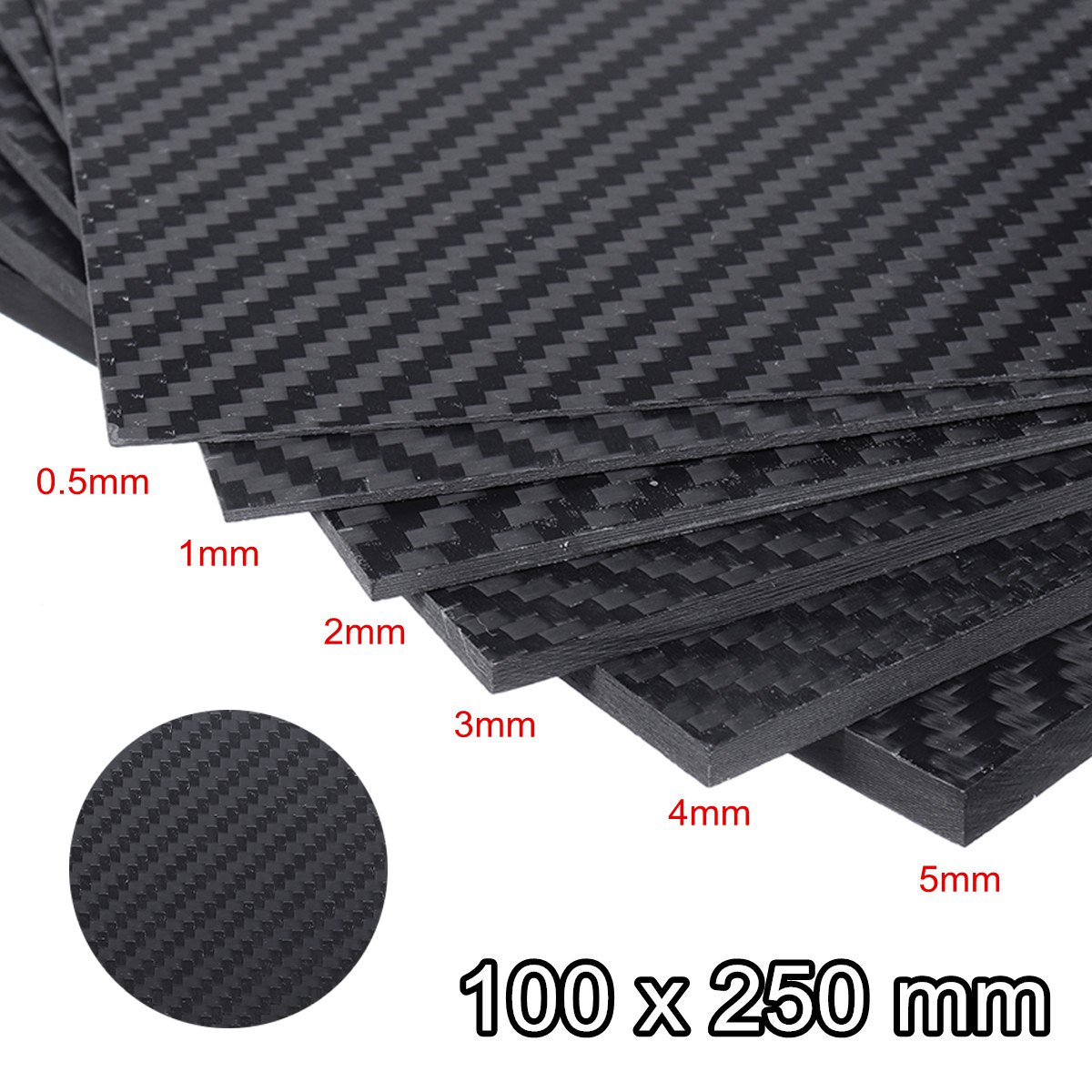 100x250x05-5mm-Black-Matte-Twill-Carbon-Fiber-Plate-Sheet-Board-Weave-Carbon-Fiber-Pannel-Various-Th-1444625-4