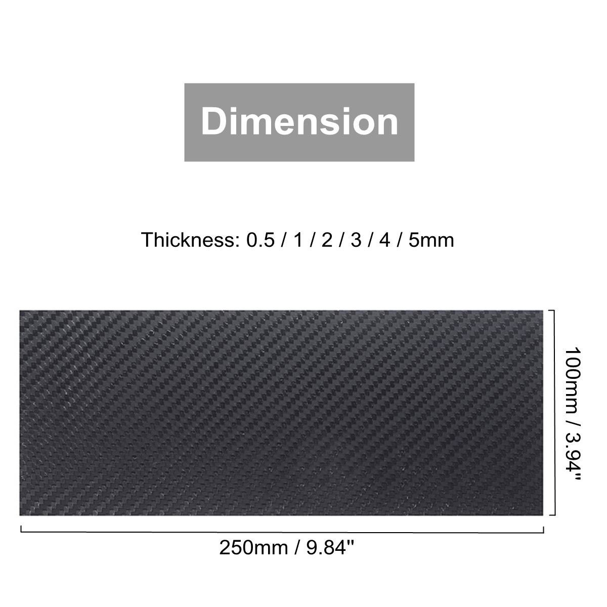 100x250x05-5mm-Black-Matte-Twill-Carbon-Fiber-Plate-Sheet-Board-Weave-Carbon-Fiber-Pannel-Various-Th-1444625-5