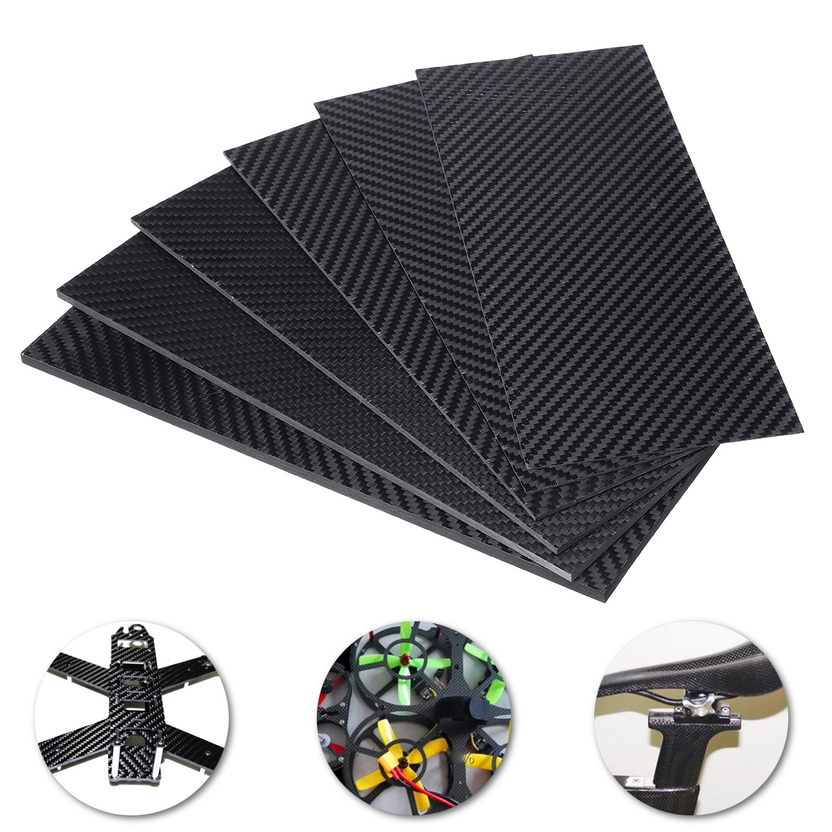 100x250x05-5mm-Black-Matte-Twill-Carbon-Fiber-Plate-Sheet-Board-Weave-Carbon-Fiber-Pannel-Various-Th-1444625-6