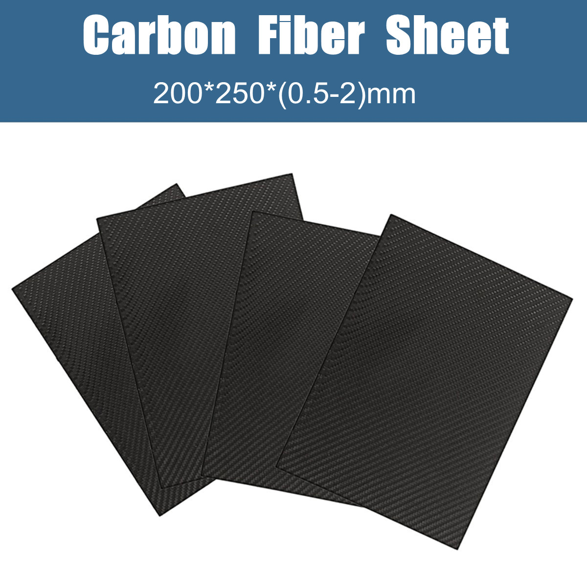 200x250x05-2mm-Plain-Weave-3K-Carbon-Fiber-Plate-Panel-Sheet-Twill-Matt-Surface-Board-1332225-1
