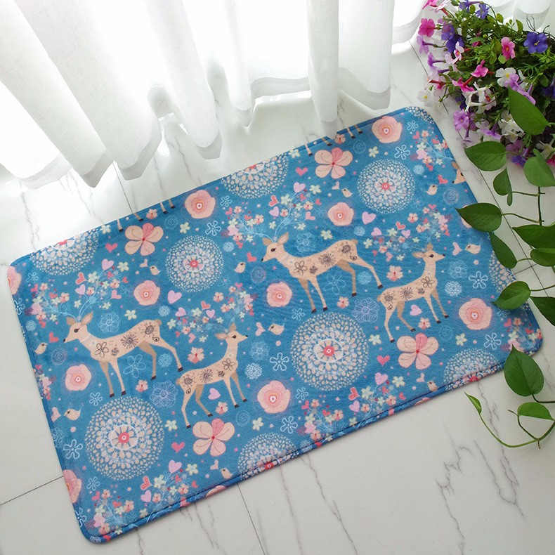 40x60cm-Christmas-Flannel-Velvet-Memory-Foam-Rug-Absorbent-Bathroom-Mat-Non-slip-Soft-Floor-Carpet-1107511-4