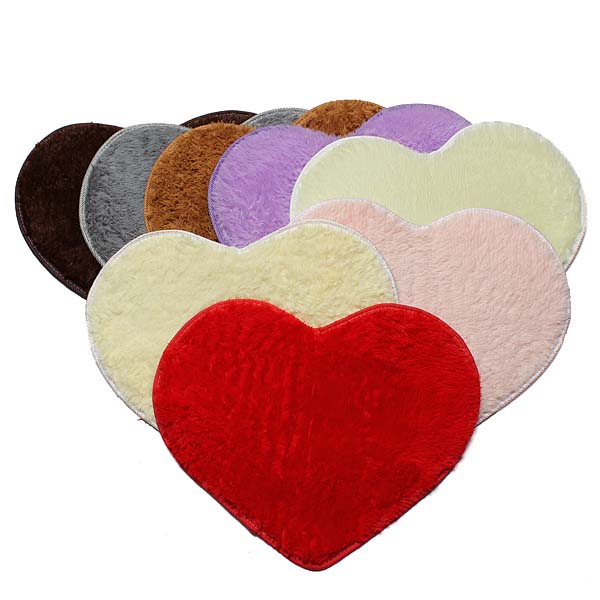 50x60cm-Heart-Shape-Doormat-Bathroom-Bedroom-Carpet-948683-1