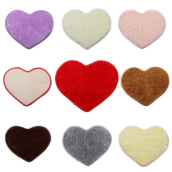 50x60cm-Heart-Shape-Doormat-Bathroom-Bedroom-Carpet-948683-2