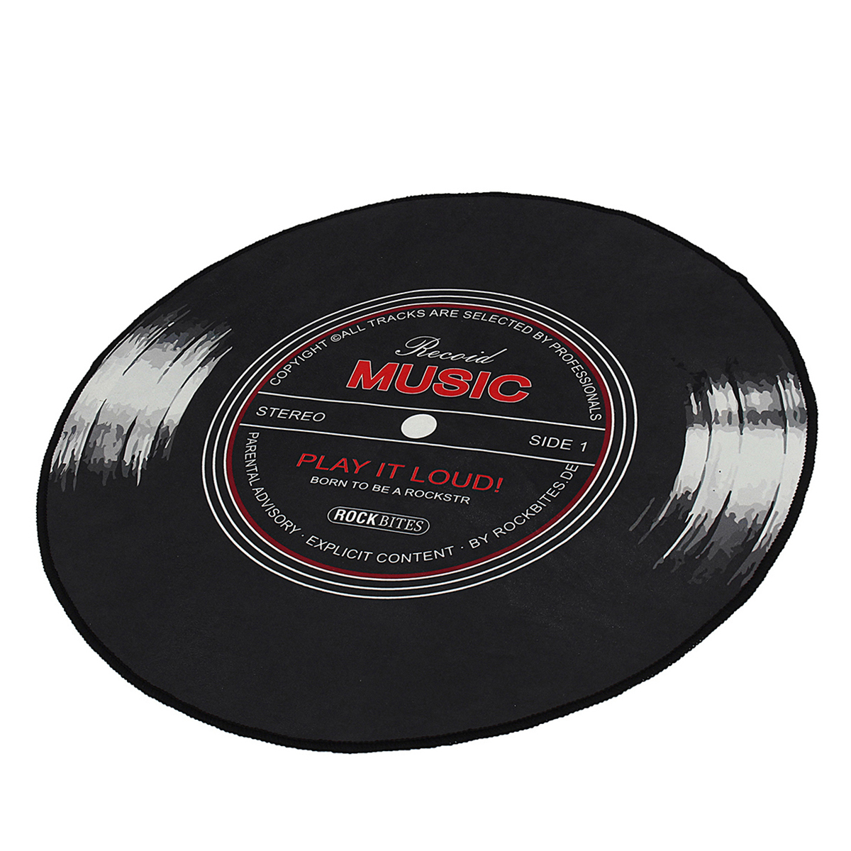 60-120cm-Retro-Music-CD-Record-Printed-Soft-Round-Floor-Mat-Room-Area-Carpet-Rug-1557780-3
