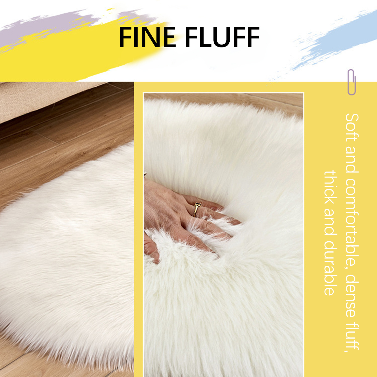 80x180CM-Fluffy-Oval-Carpet-Living-Room-Sofa-Cold-proof-Foot-Mat-Bedroom-Non-slip-Mat-1958666-6