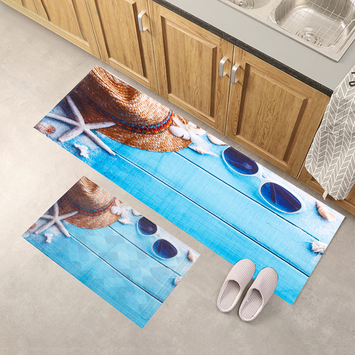 Anti-slip-Carpets-Starfish-SeaShell--Rugs-Kitchen-Floor-Home-Mats-Carpet-Decor-1549991-4