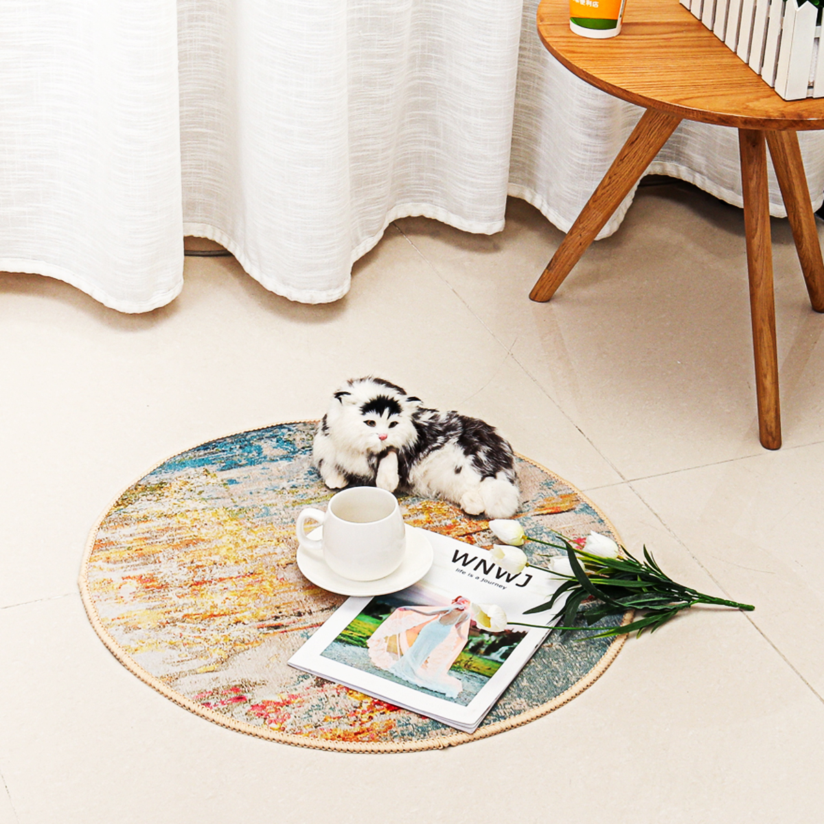 Circular-Floor-Rug-Carpet-Anti-Slip-Living-Room-Bedside-Kitchen-Mat-1814618-3