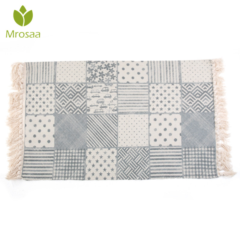 Cotton-Fiber-Hand-woven-Carpet-Bedroom-Carpet-Floor-Mat-Japanese-style-Fabric-Machine-Washable-1384993-2