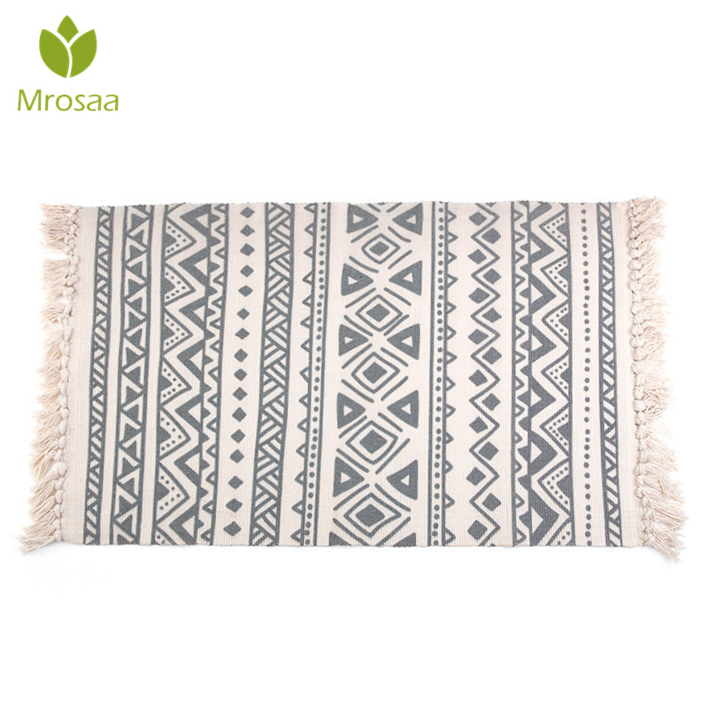 Cotton-Fiber-Hand-woven-Carpet-Bedroom-Carpet-Floor-Mat-Japanese-style-Fabric-Machine-Washable-1384993-3