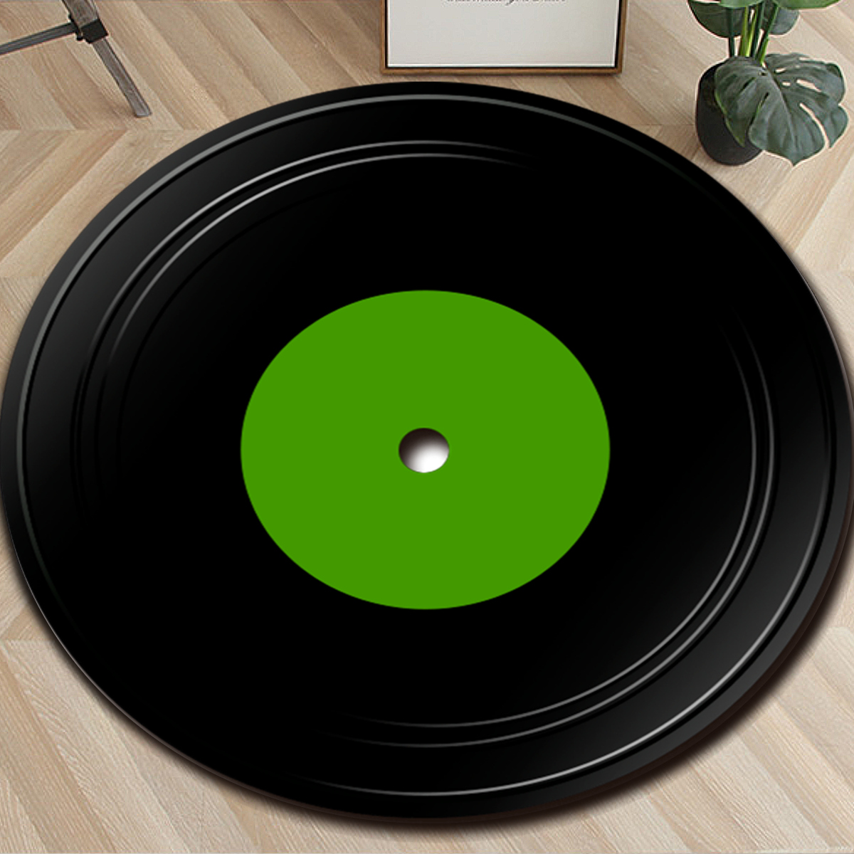 Fashions-Vinyl-Record-Carpet-Round-Floor-Mat-Decorative-IndoorOutdoorFront-Welcome-Door-Mat-1392710-3