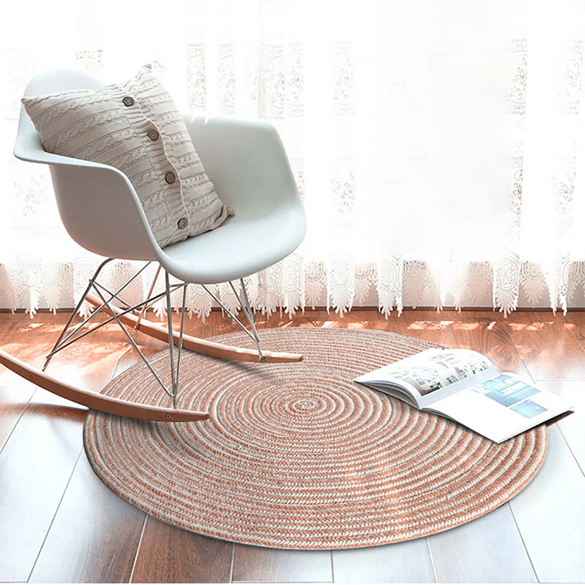 Foldable-Non-Slip-Floor-Rug-Mat-Round-Carpet-Modern-Home-Living-Room-Decorations-1596607-2