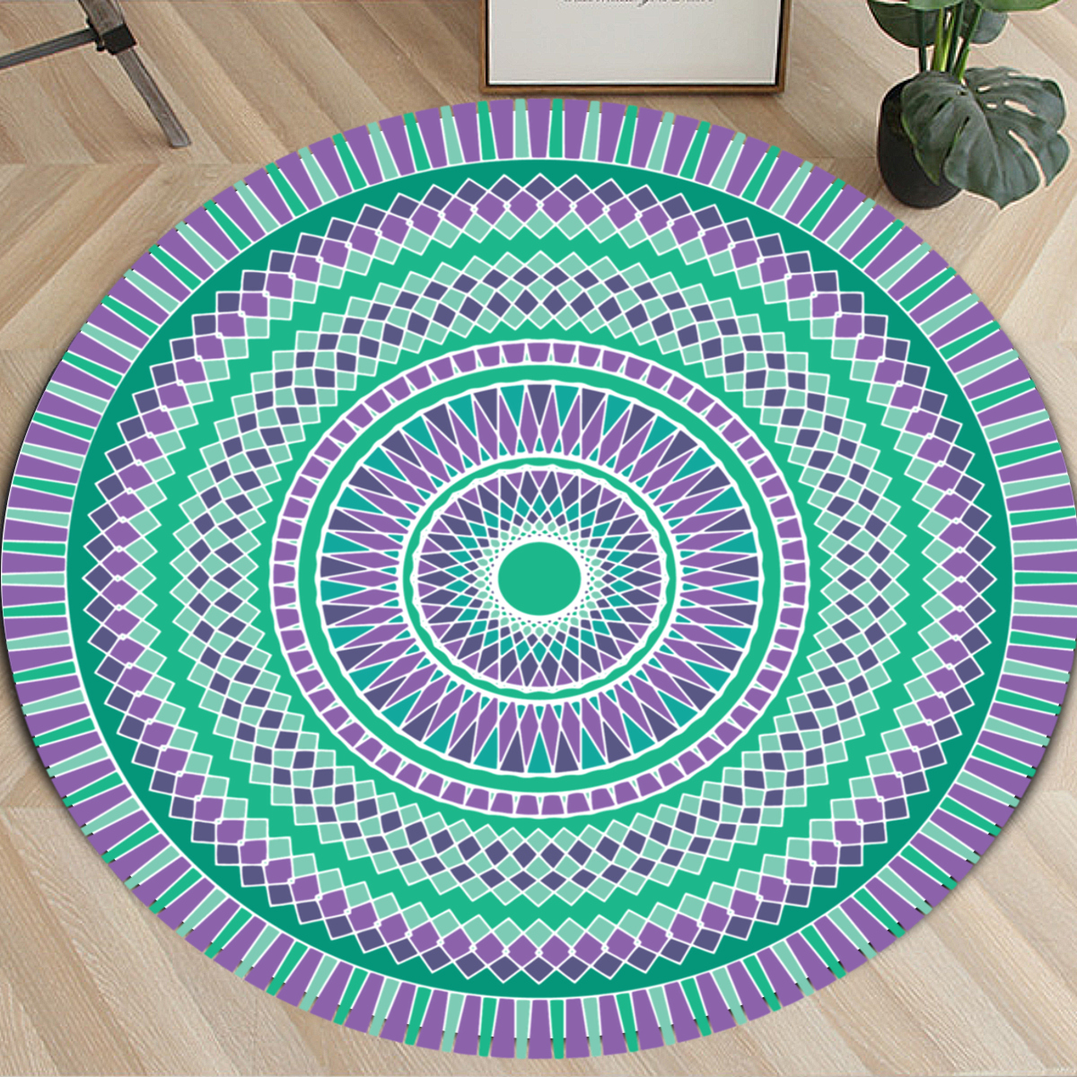 Green-Blue-Bohemia-Mandala-Pattern-Carpet-Soft-Round-Floor-Mat-Carpet-Kids-Play-Mat-1393290-3
