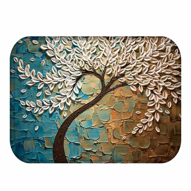 Honana-BX-28-40x60cm-3D-Painting-Tree-Pattern-Coral-Fleece-Mat-Absorbent-Bathroom-Anti-Slip-Carpet-1138990-12