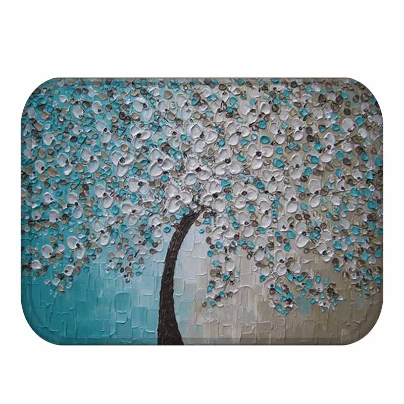 Honana-BX-28-40x60cm-3D-Painting-Tree-Pattern-Coral-Fleece-Mat-Absorbent-Bathroom-Anti-Slip-Carpet-1138990-5