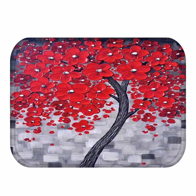 Honana-BX-28-40x60cm-3D-Painting-Tree-Pattern-Coral-Fleece-Mat-Absorbent-Bathroom-Anti-Slip-Carpet-1138990-6
