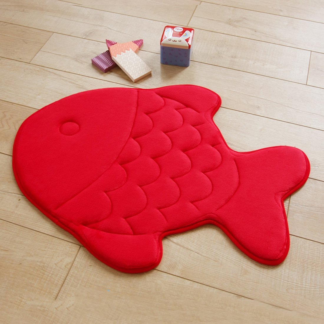 Honana-Fish-Shape-Soft-Slow-Respond-Memory-Foam-Absorbent-Antiskid-Bathroom-Car-Floor-Mat-1274472-4