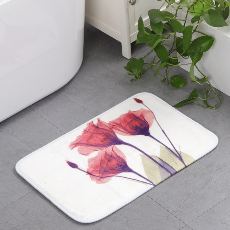 Memory-Foam-Chronic-Rebound-Printing-Lotus-Absorbent-Non-slip-Mat-Home-Childrens-Room-Floor-Carpet-1339655-2