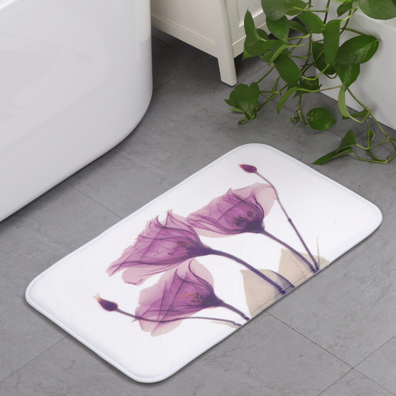 Memory-Foam-Chronic-Rebound-Printing-Lotus-Absorbent-Non-slip-Mat-Home-Childrens-Room-Floor-Carpet-1339655-4