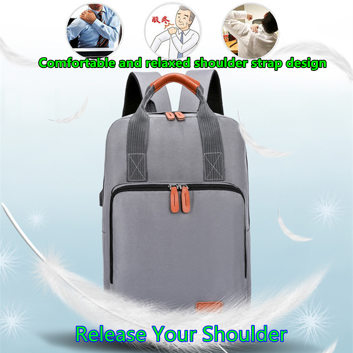 3PCS-Laptop-Bag-Backpack-Shoulder-Bag-Crossbody-Bag-Handbag-Wallet-With-External-USB-Chaging-Port-1534487-4