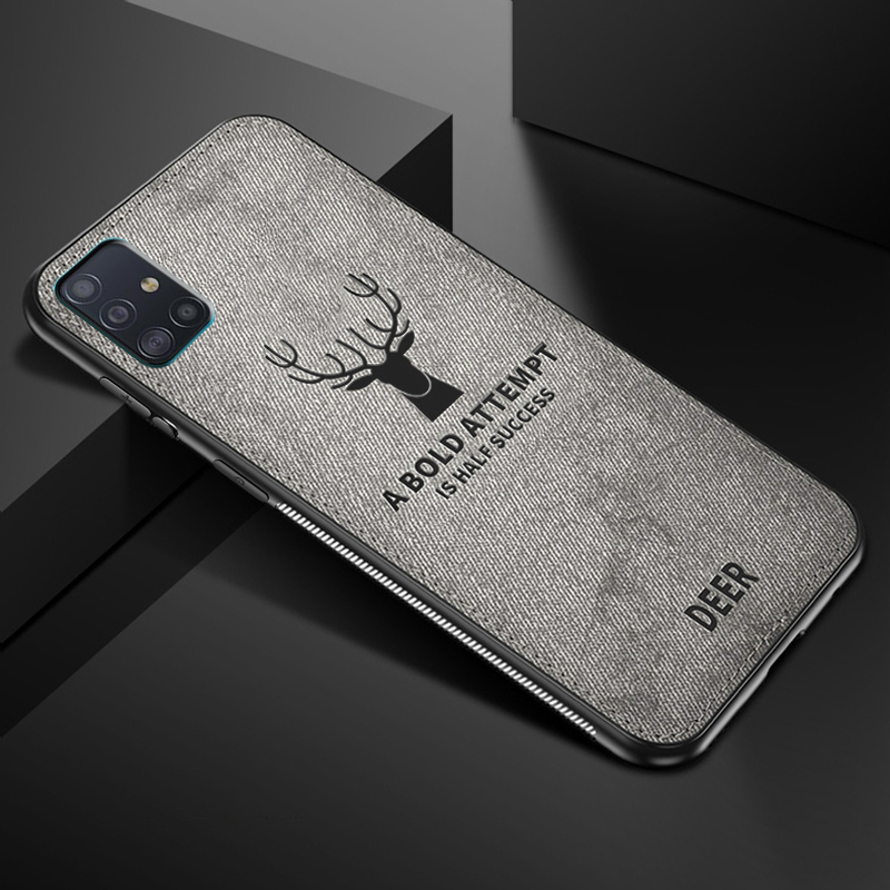 BAKEEY-Deer-Classic-Canvas-Cloth-Shockproof-TPU-Protective-Case-for-Samsung-Galaxy-S20-1630962-7
