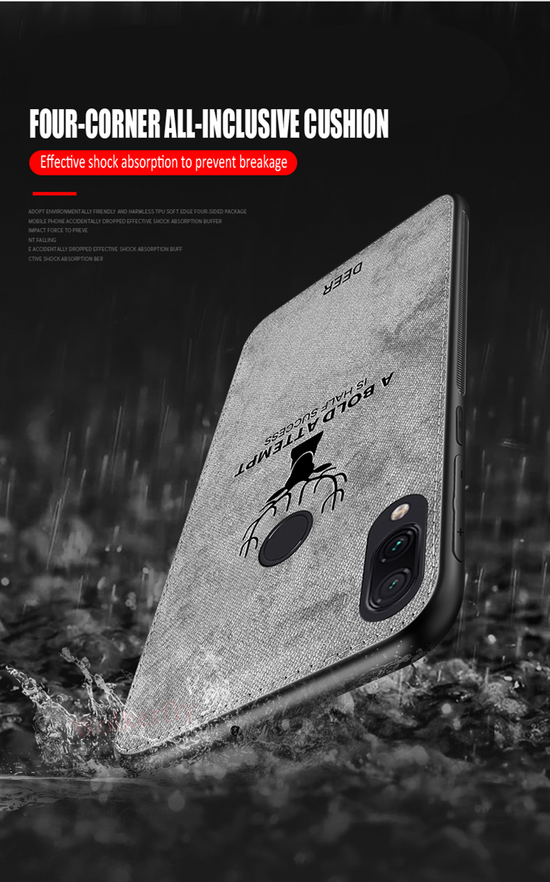 BAKEEY-Deer-Shockproof-Anti-Scratch-ClothTPU-Protective-Case-For-Xiaomi-Redmi-7--Redmi-Y3-Non-origin-1454415-4