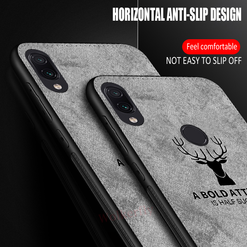 BAKEEY-Deer-Shockproof-Anti-Scratch-ClothTPU-Protective-Case-For-Xiaomi-Redmi-7--Redmi-Y3-Non-origin-1454415-6