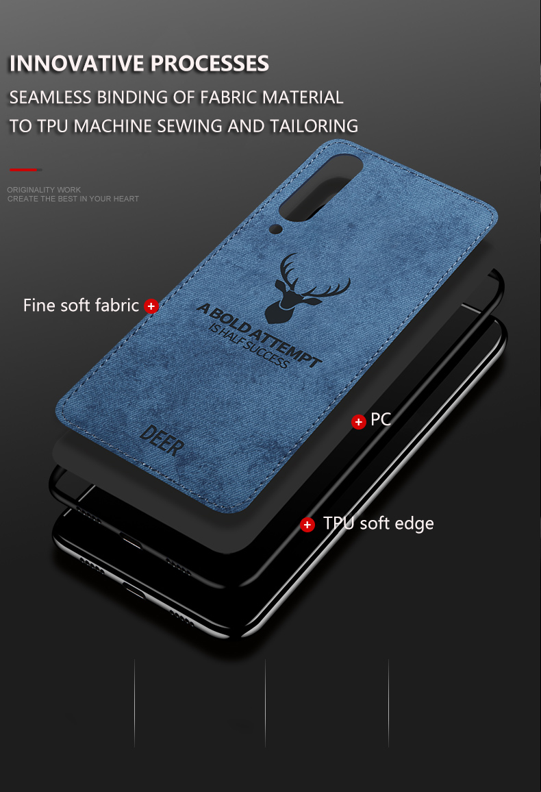 BAKEEY-Deer-Shockproof-ClothTPU-Protective-Case-For-Xiaomi-Mi9--Mi-9-Transparent-Edition-1464389-2