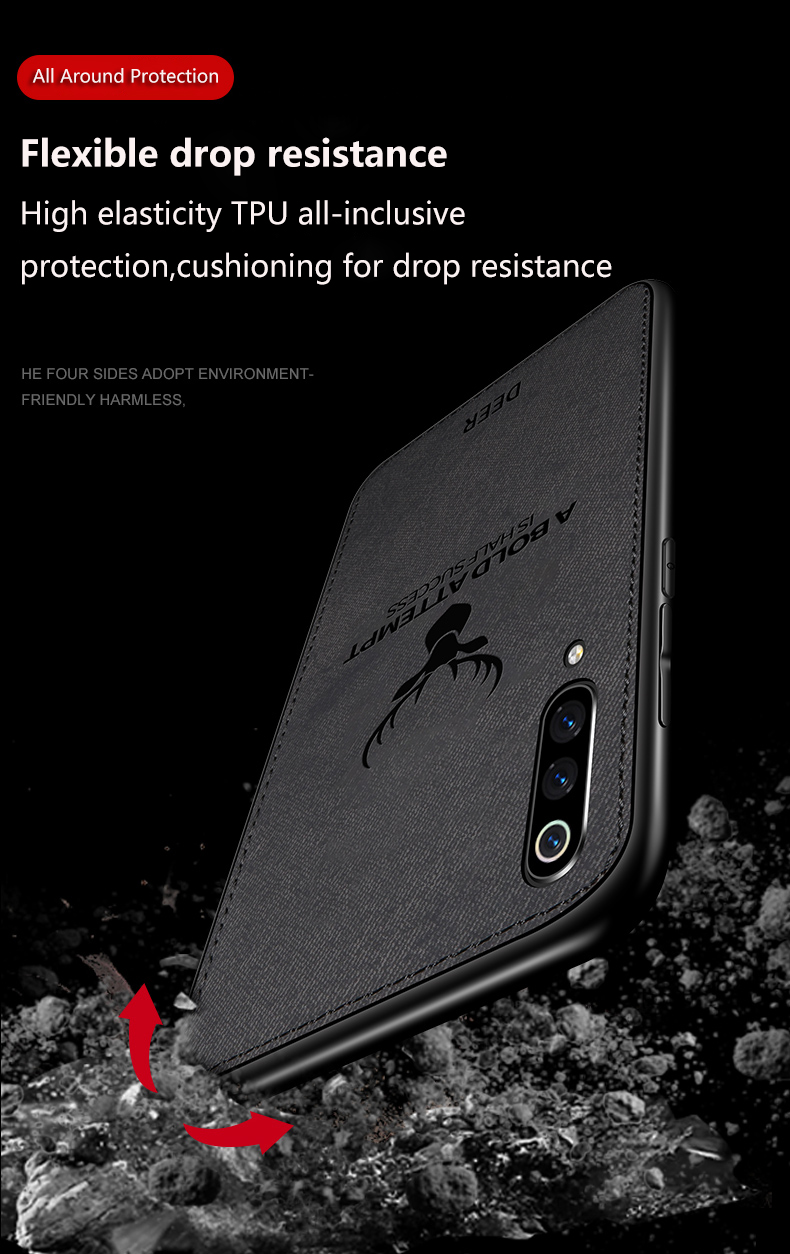 BAKEEY-Deer-Shockproof-ClothTPU-Protective-Case-For-Xiaomi-Mi9--Mi-9-Transparent-Edition-1464389-5