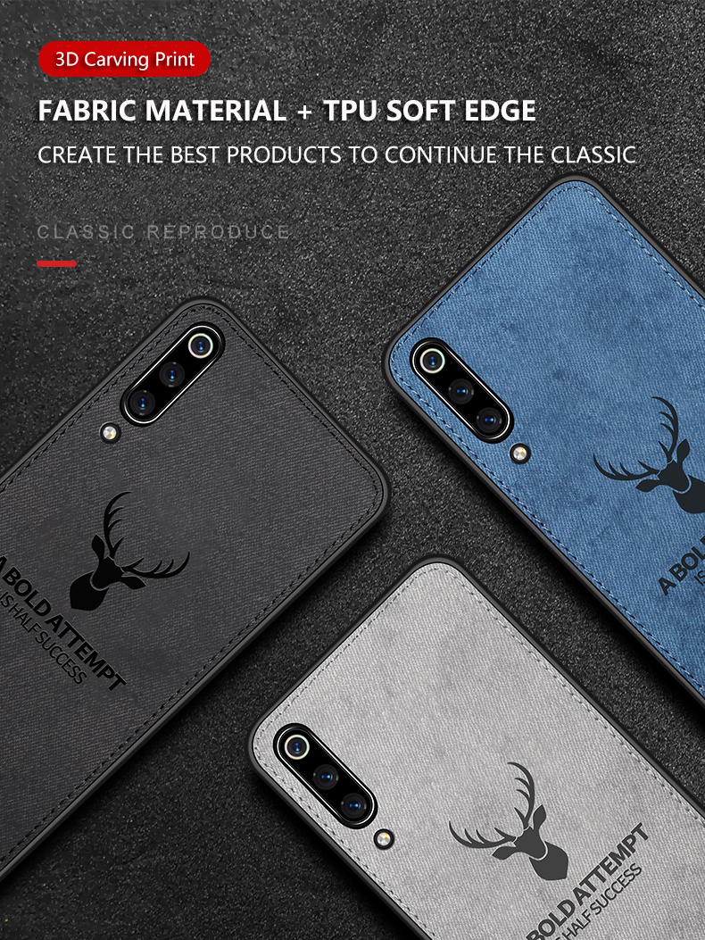 BAKEEY-Deer-Shockproof-ClothTPU-Protective-Case-For-Xiaomi-Mi9--Mi-9-Transparent-Edition-1464389-8