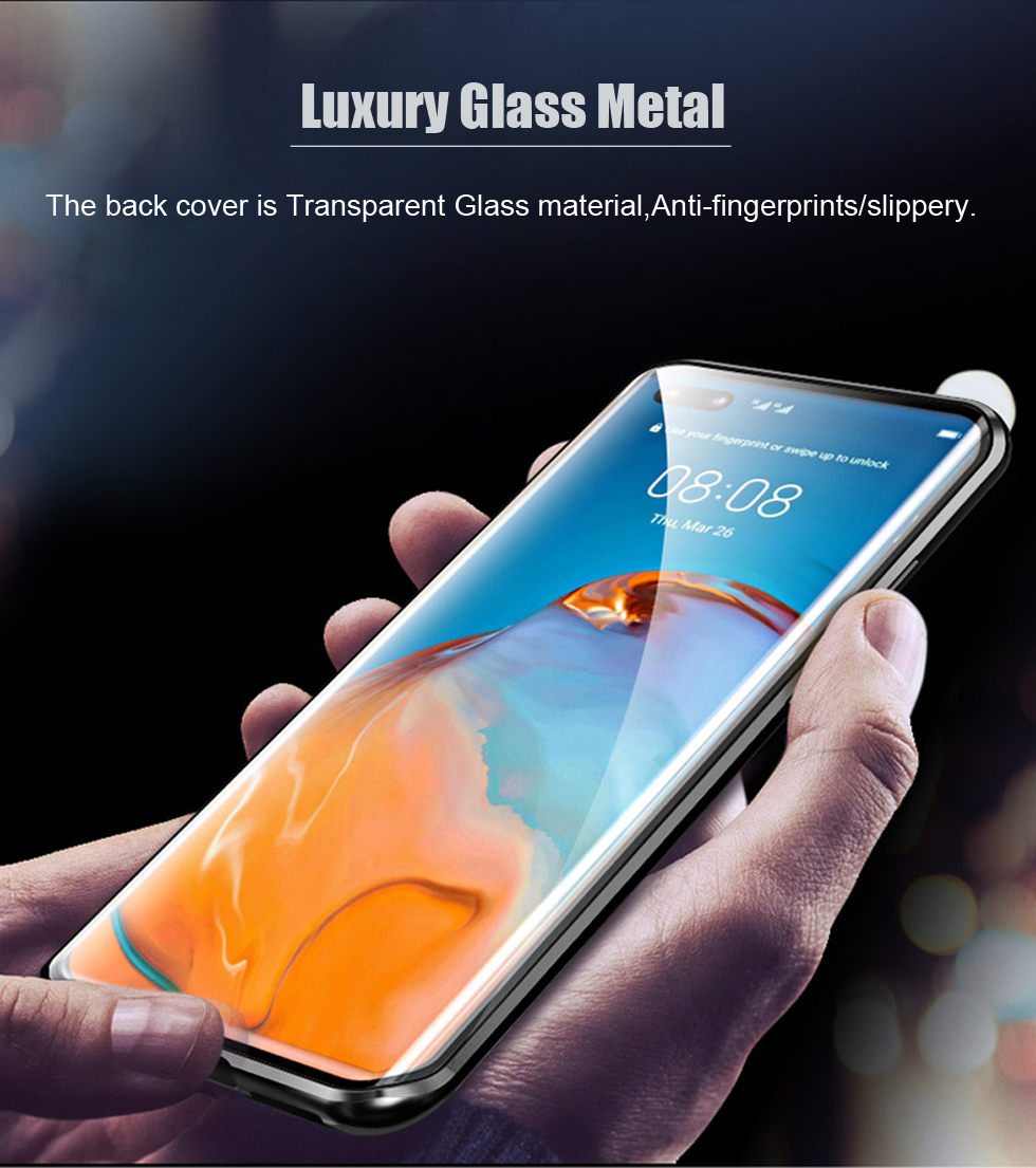 Bakeey-2-in-1-Magnetic-Flip-Double-sided-Tempered-Glass--Metal-Lens-Protector-Full-Body-Protective-C-1670981-10