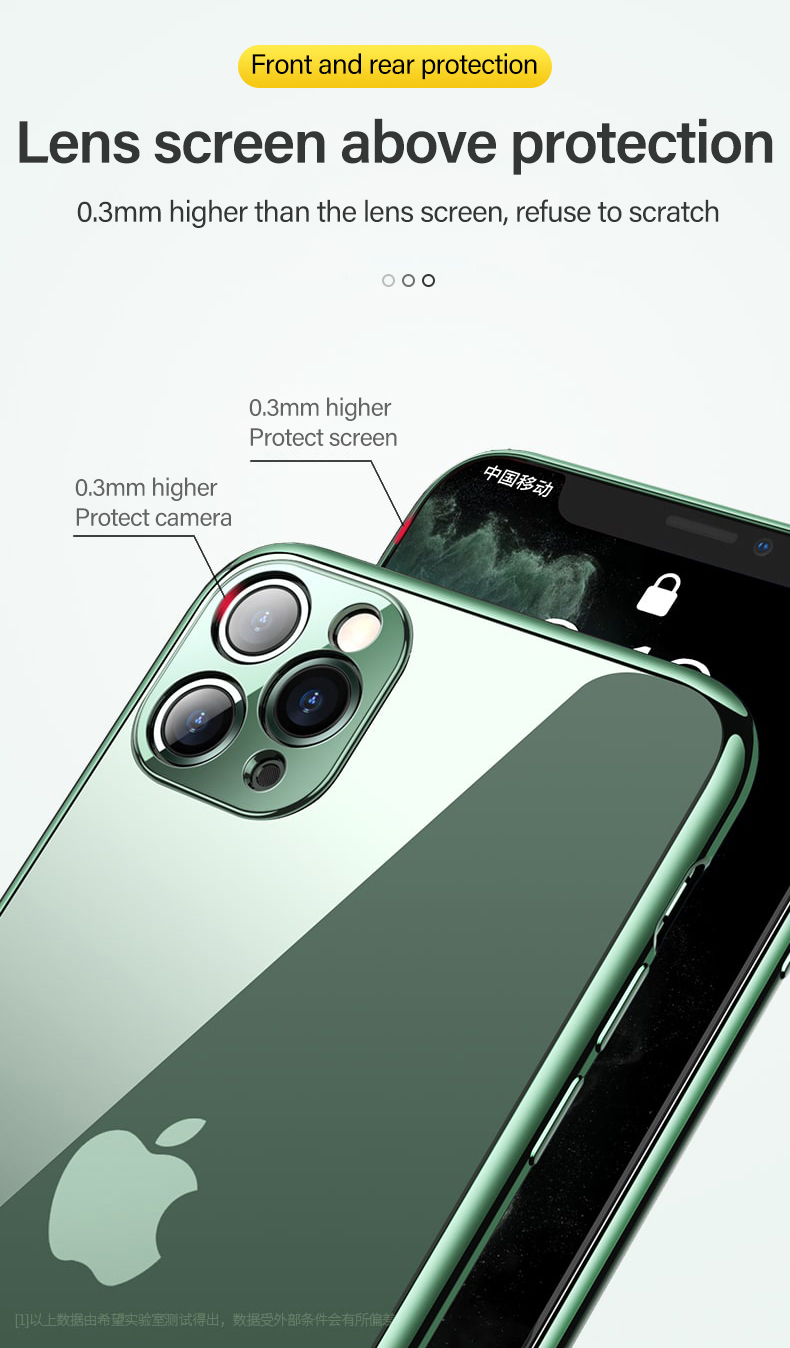 Bakeey-2-in-1-Plating-Lens-Protect-Ultra-thin-Anti-fingerprint-Shockproof-Transparent-Soft-TPU-Prote-1673462-11