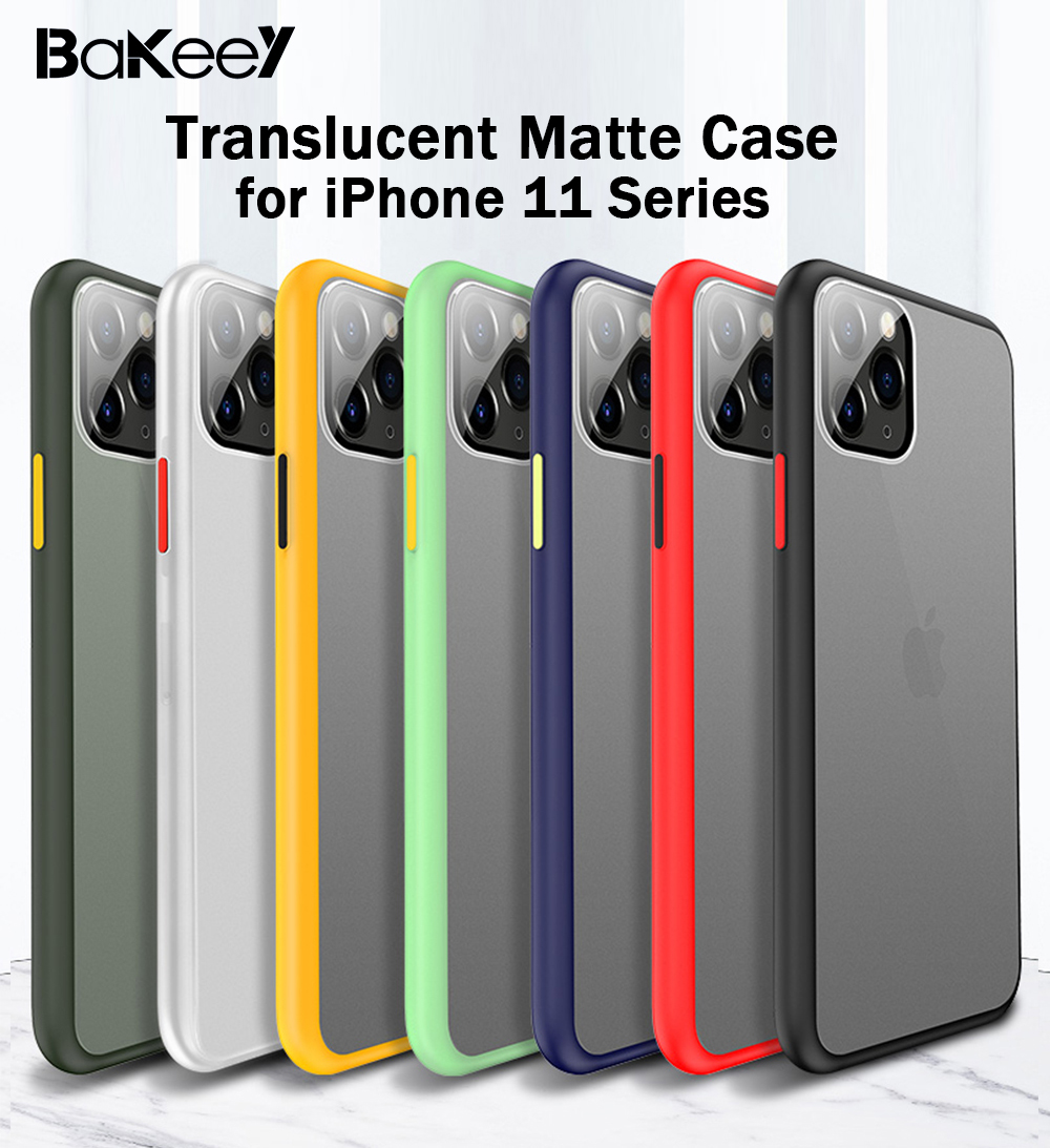 Bakeey-2-in-1-Shockproof-Anti-fingerprint-Matte-Translucent-Hard-Protective-Case-with-Lens-Protector-1640087-1